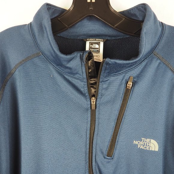 The North Face 1/2 Zip Pullover Flight Blue XXL - Picture 3 of 10